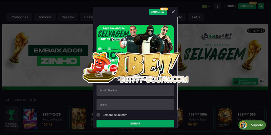 ibet login